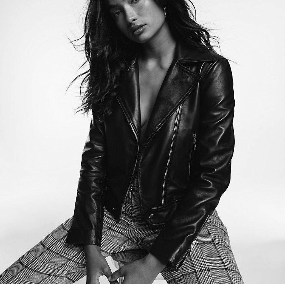 Aritzia Talula Hendrix leather jacket XXS